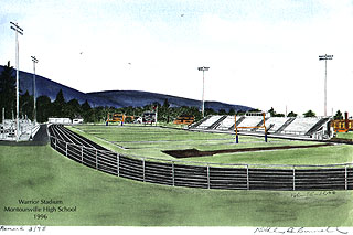 artist's MHS Warrior Stadium Print